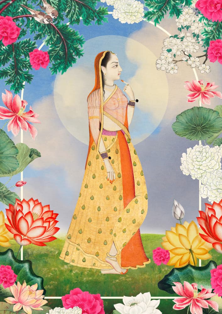 She Waits Anxiously by Marja van den Hurk — canvas wall art