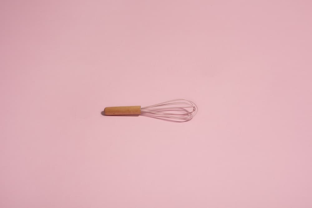 Mini Whisk on Pink by Julia Ramiro — canvas wall art