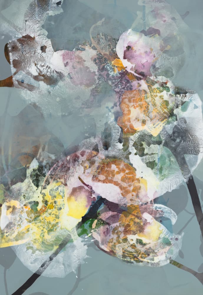 Ethereal Fluid Blooms by Ida Kopperud — canvas wall art