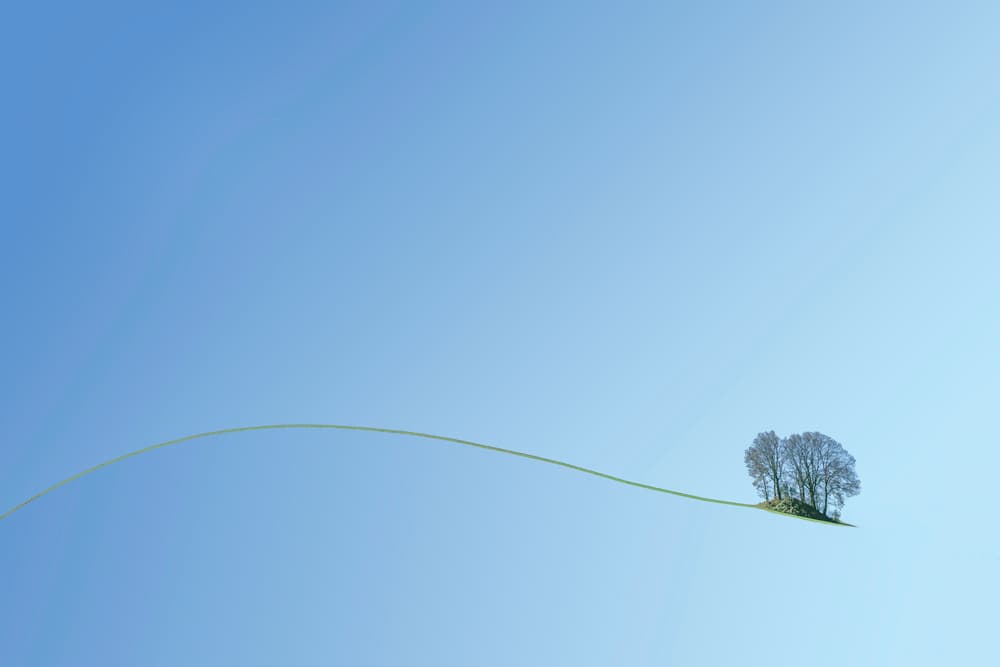 Serene Blue Landscape by Tommaseo Gregorio — canvas wall art