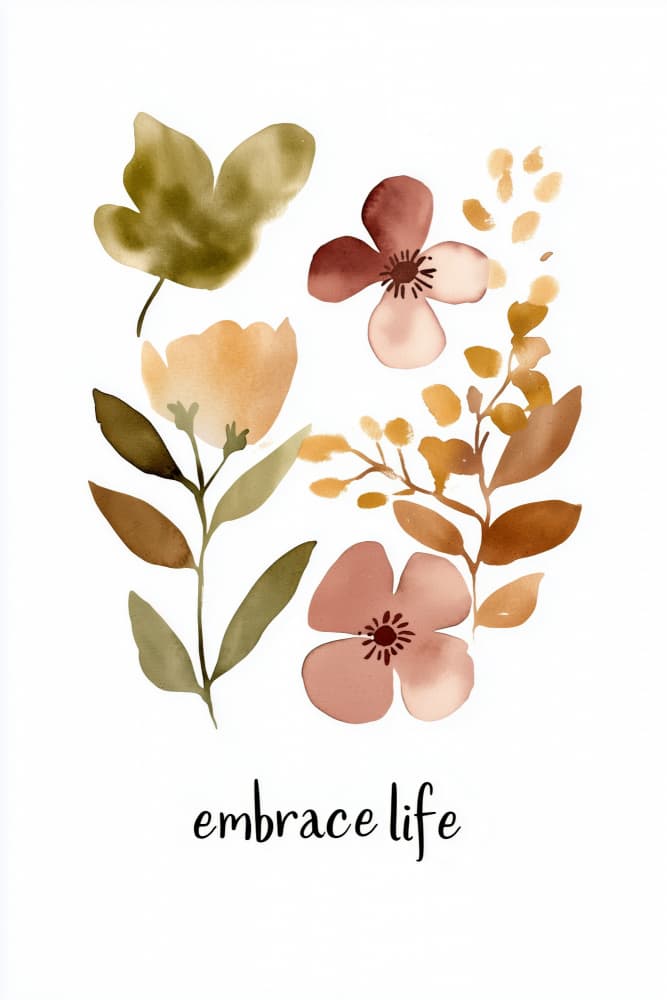 Floral Serenity by Treechild — canvas wall art