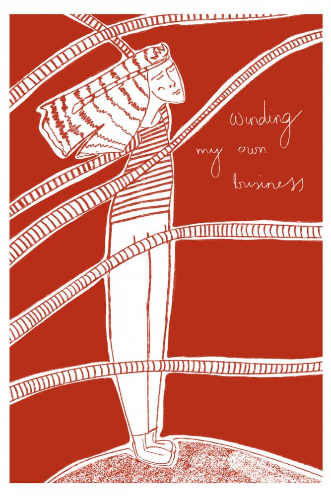 Wrapped In Thought by Mela Patterns — canvas wall art