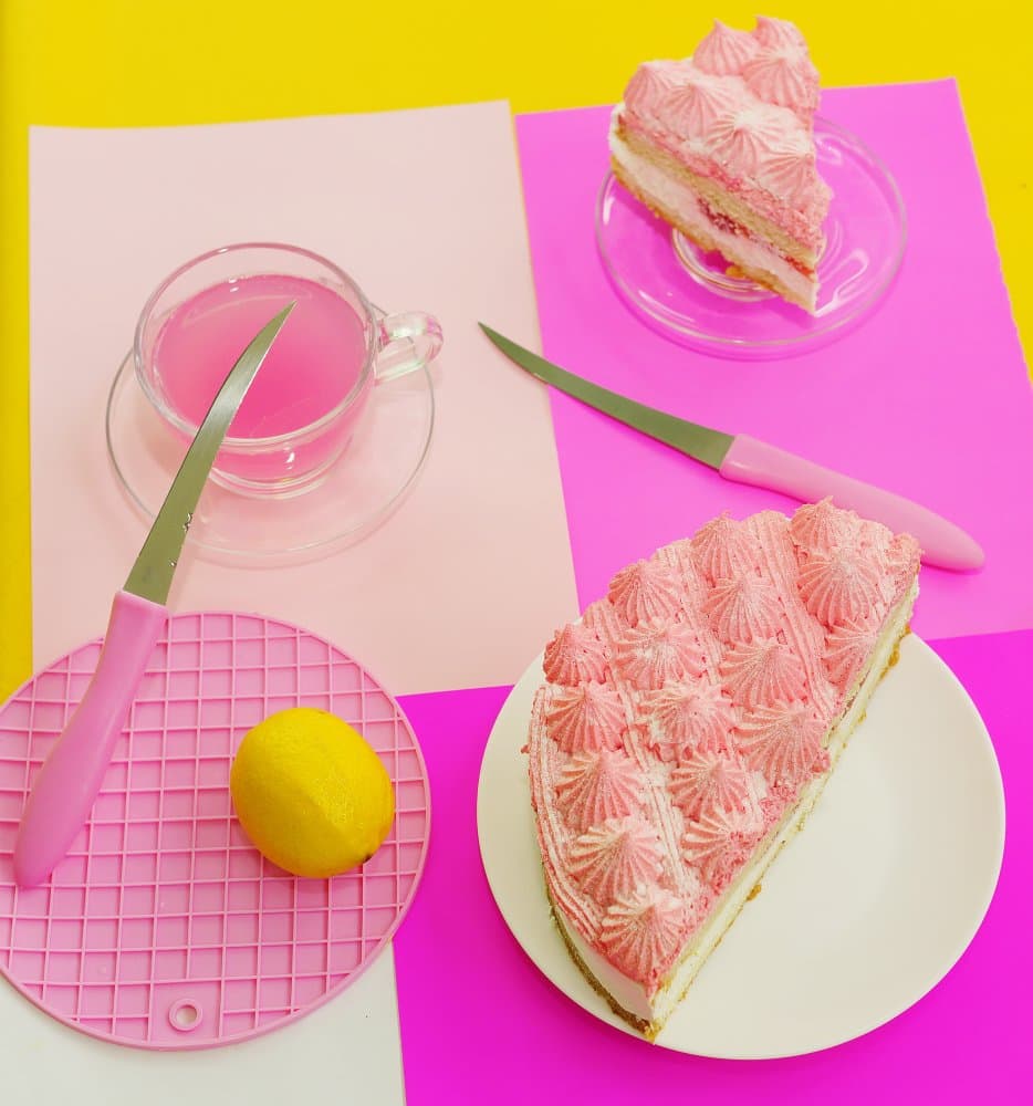 Bright Pink Dessert Table by Elena Gromova — canvas wall art