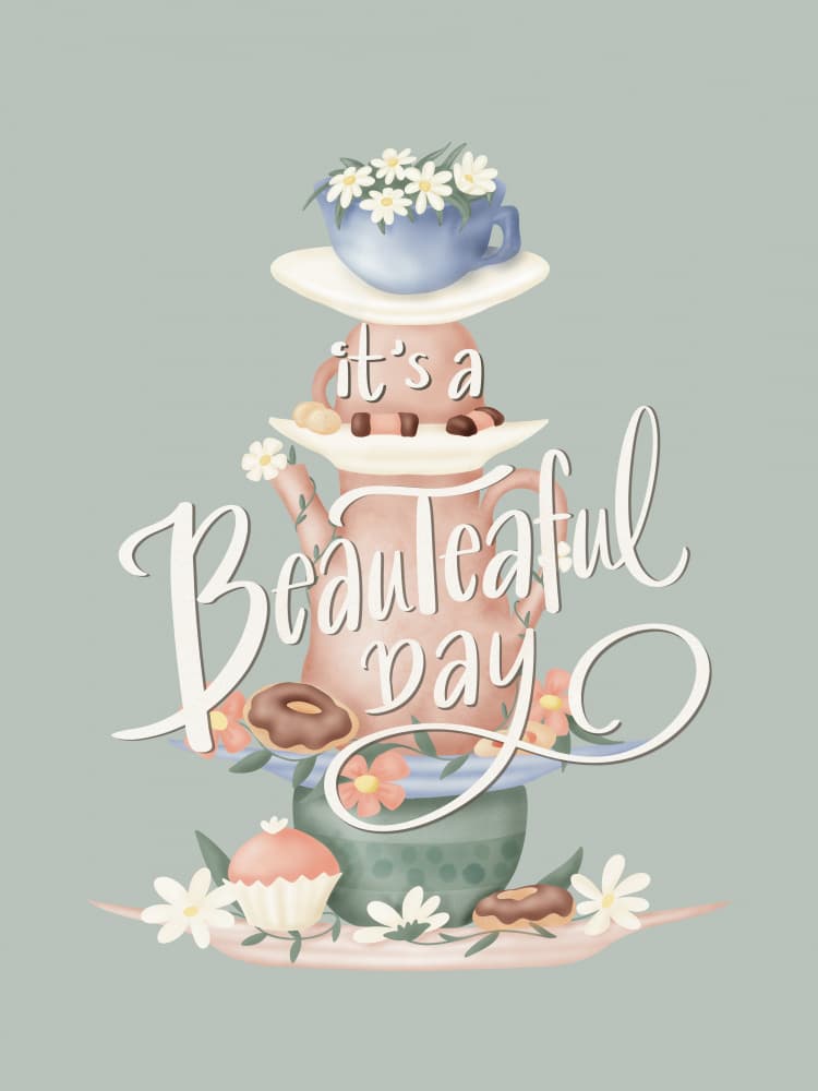 Sweet Beauteaful Day by Aminah Eleonora — canvas wall art