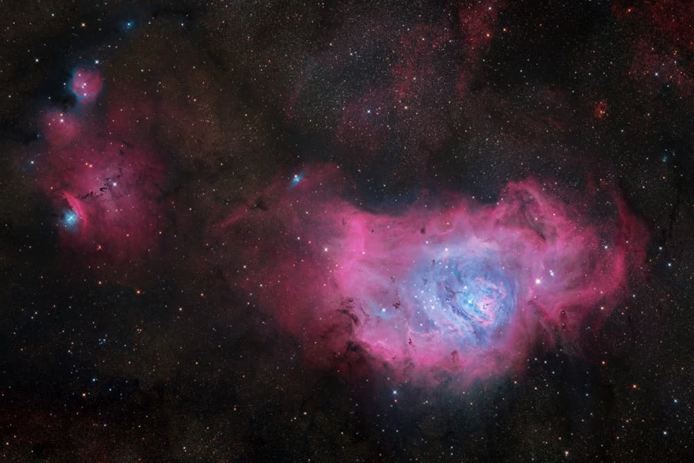 Celestial Gas Clouds by Vikas Chander — canvas wall art