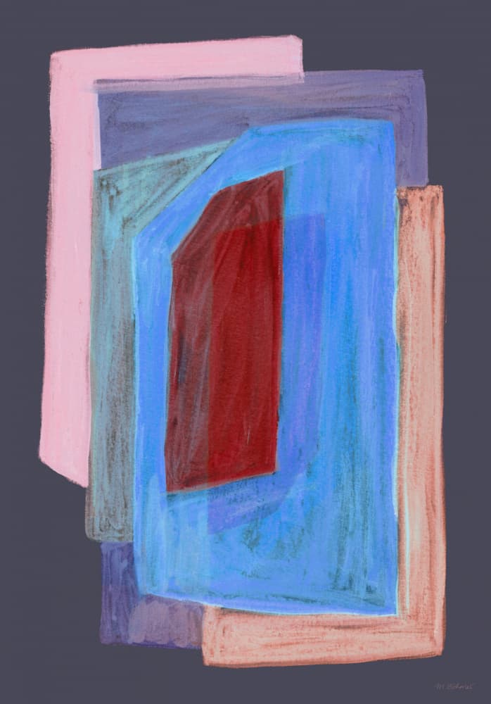 Chalks and Shapes 3 by Mareike Böhmer — canvas wall art