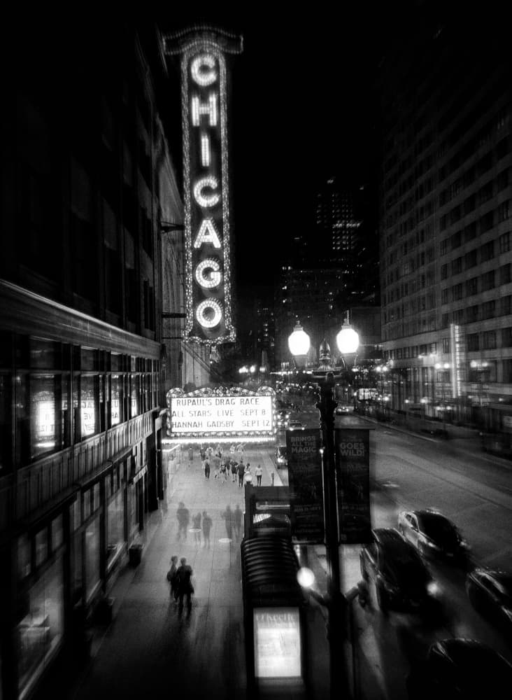 Classic Chicago Sign by Emma Zhao — canvas wall art