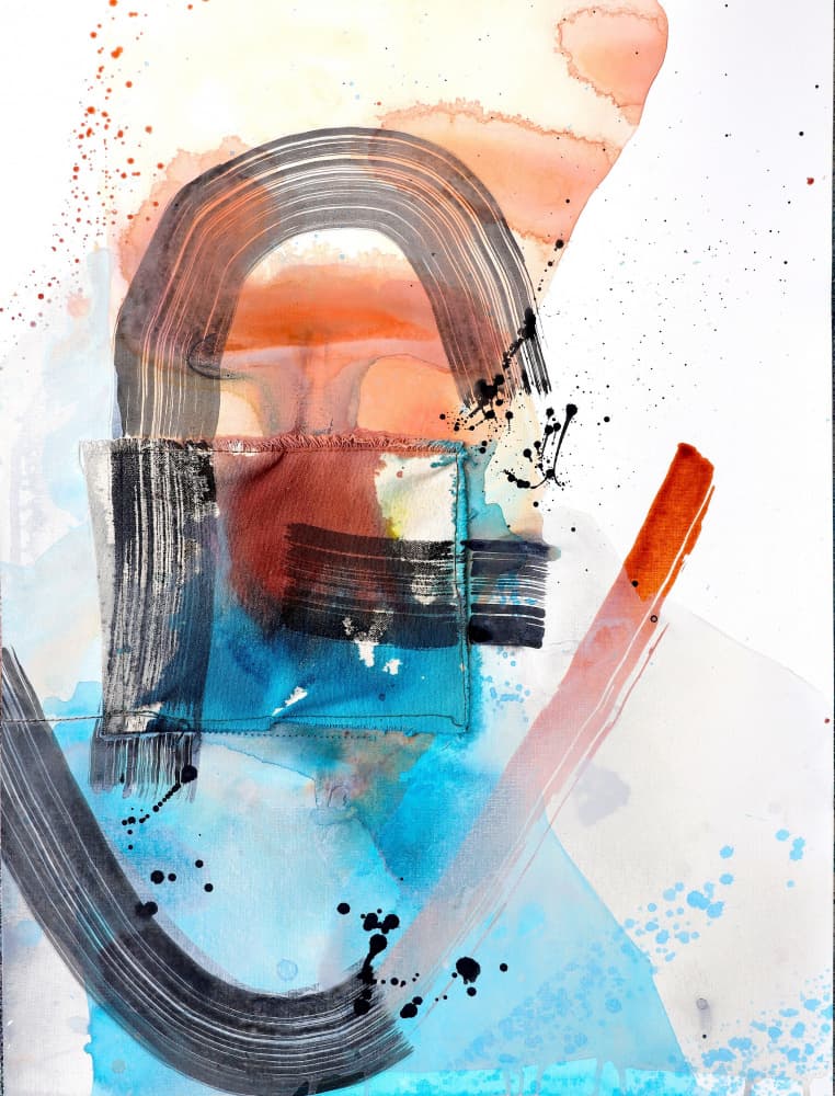 Bold Arch Strokes by POOVI ART — canvas wall art