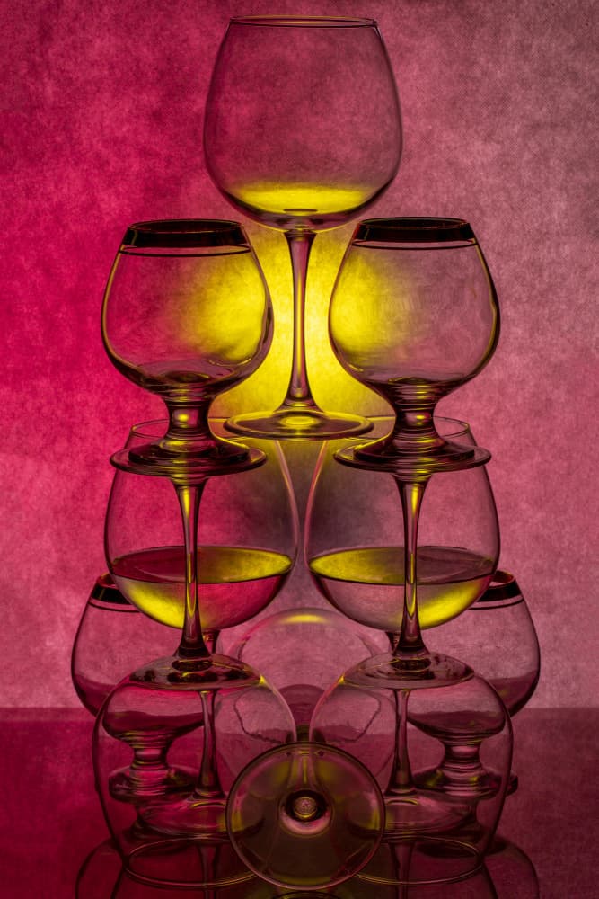 Glowing Glass Pyramid by Brig Barkow — canvas wall art