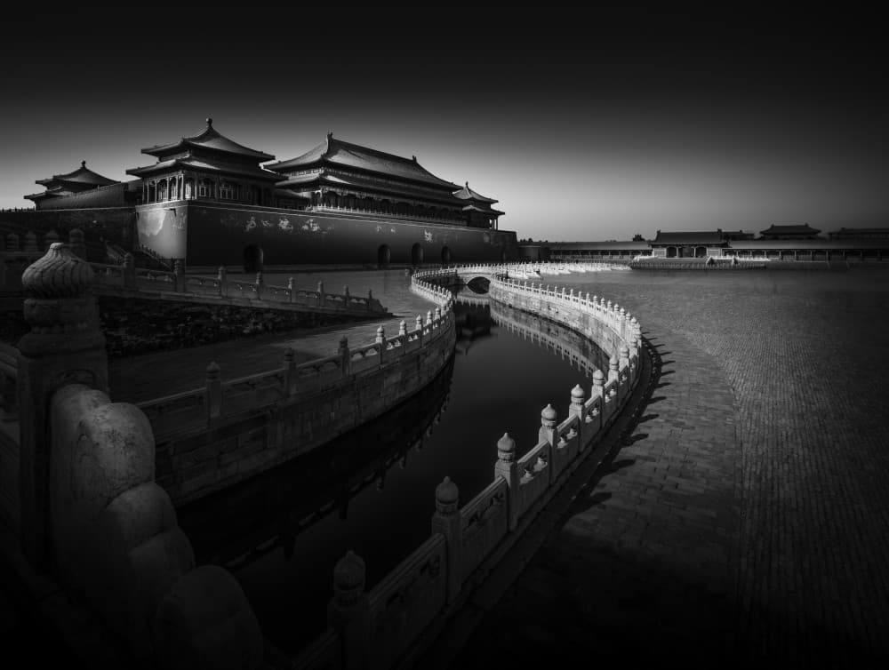 Forbidden City Grandeur by Alvin Wang — canvas wall art