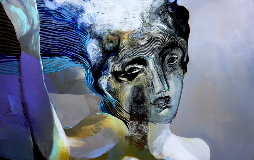 Modern Greek Goddess by Victor Tkachenko — canvas wall art
