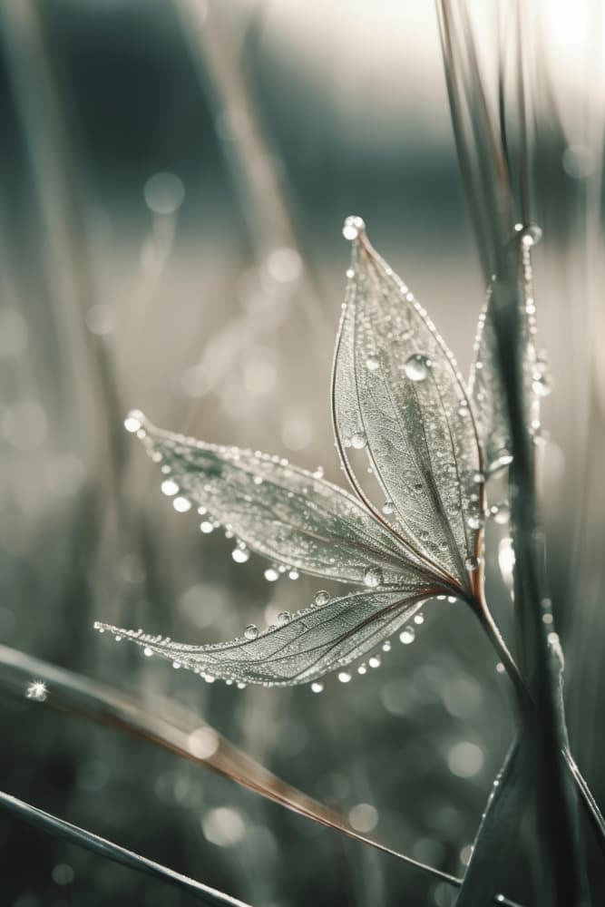 Morning Dew Veil by Treechild — canvas wall art