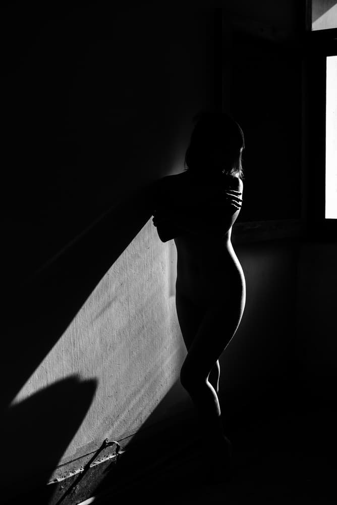 Shadowed Form by Thanakorn Chai Telan — canvas wall art
