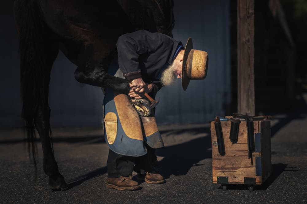 Traditional Farrier Work by Anna Zhang — canvas wall art