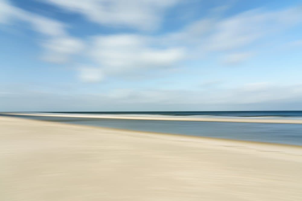 Blurred Coastal Horizon by Dieter Reichelt — canvas wall art