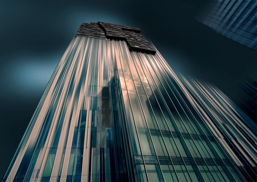 Soaring Urban Glass by Erhard Batzdorf — canvas wall art