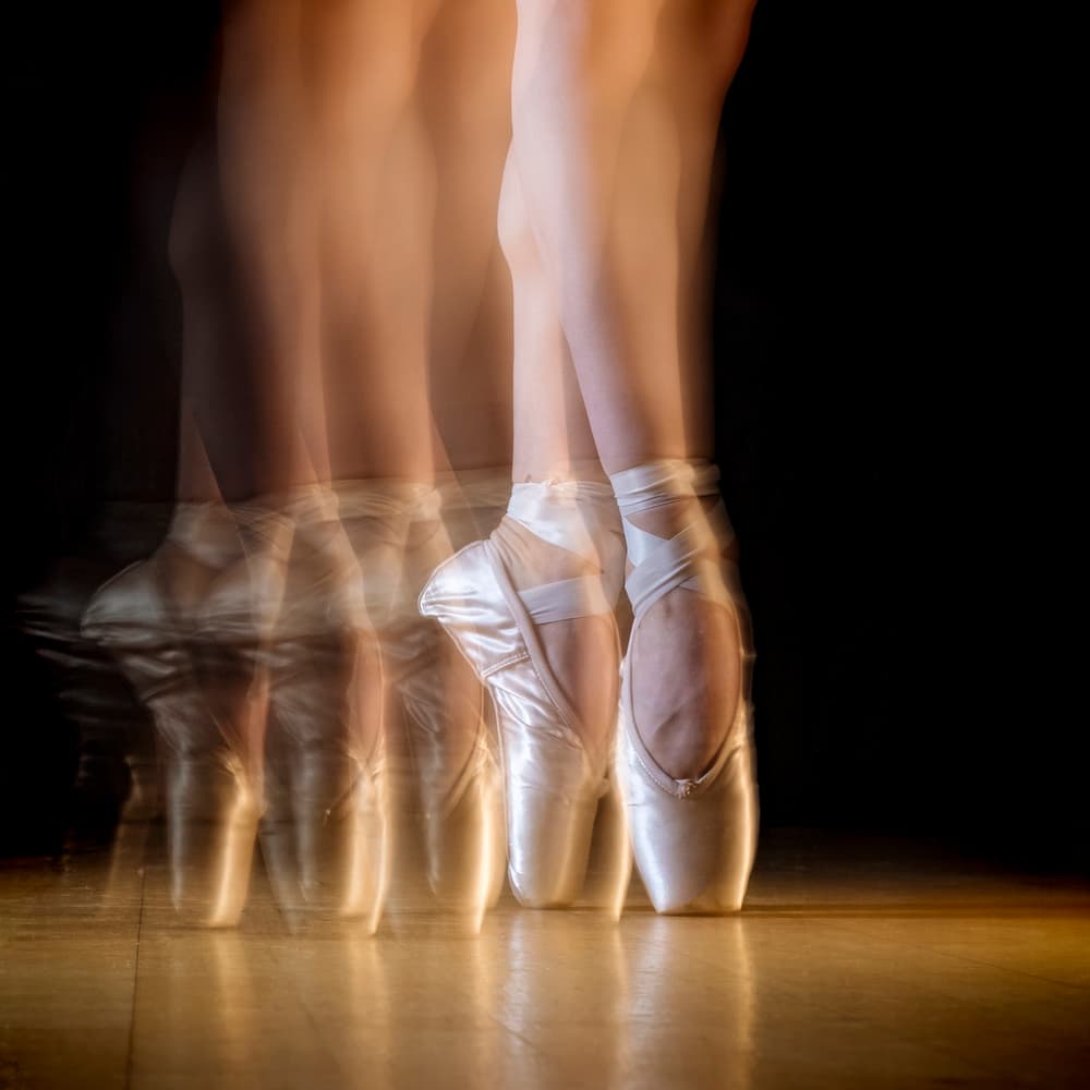 Ballerina Pointe Motion by Howard Ashton-Jones — canvas wall art