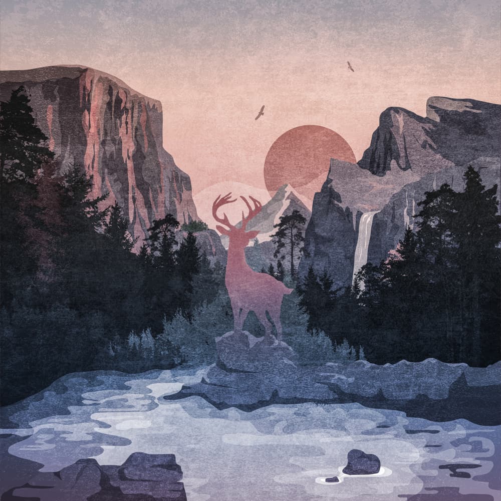 Majestic Dawn Vista by Emel Tunaboylu — canvas wall art