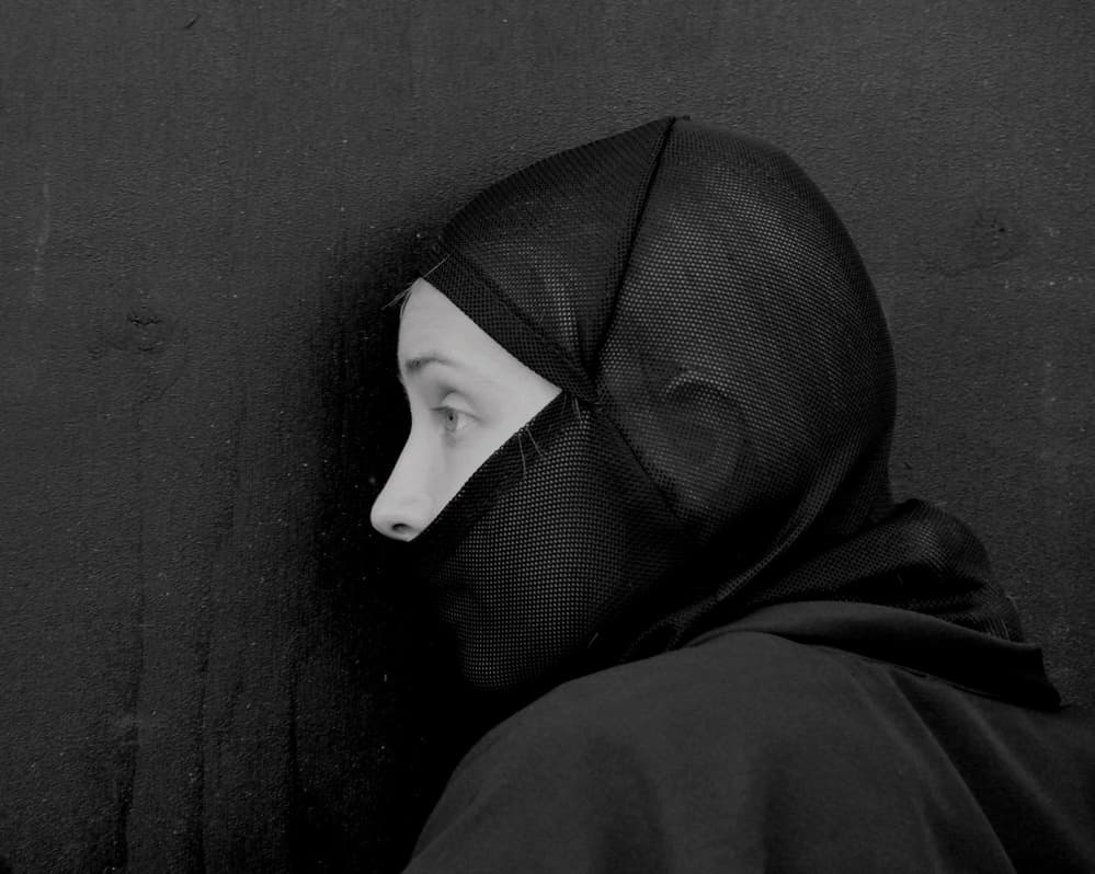 Veiled Woman by Ivan Huang — canvas wall art