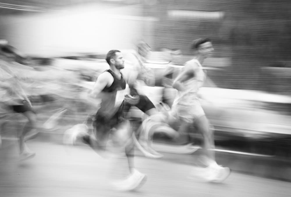 Dynamic Race Motion by Hongyu Chen — canvas wall art