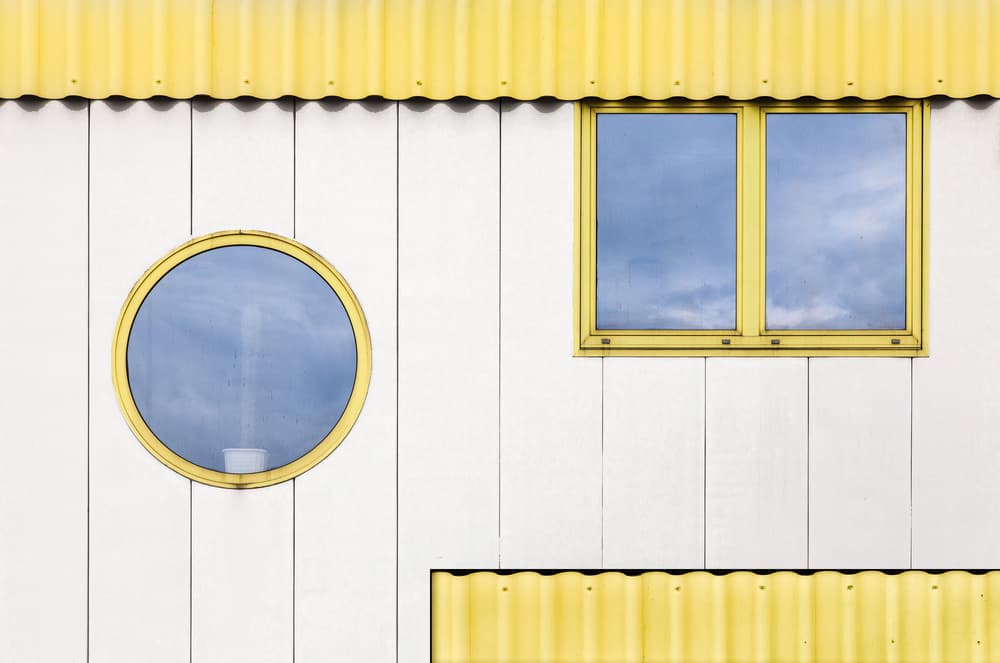 Bright Yellow Windows by Harry Verschelden — canvas wall art