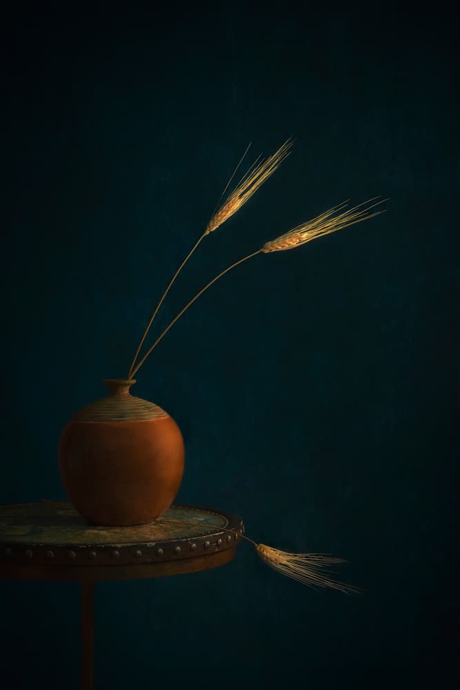 Rustic Wheat Still Life by Lydia Jacobs — canvas wall art