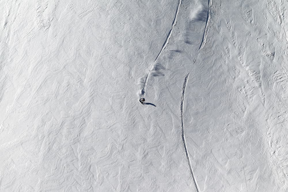 Winter Snowboard Action by Jakob Sanne — canvas wall art