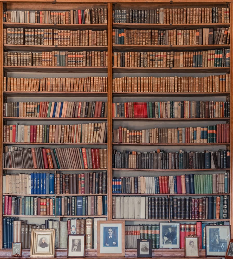 Classic Library Books by Miroslaw Prybinski — canvas wall art