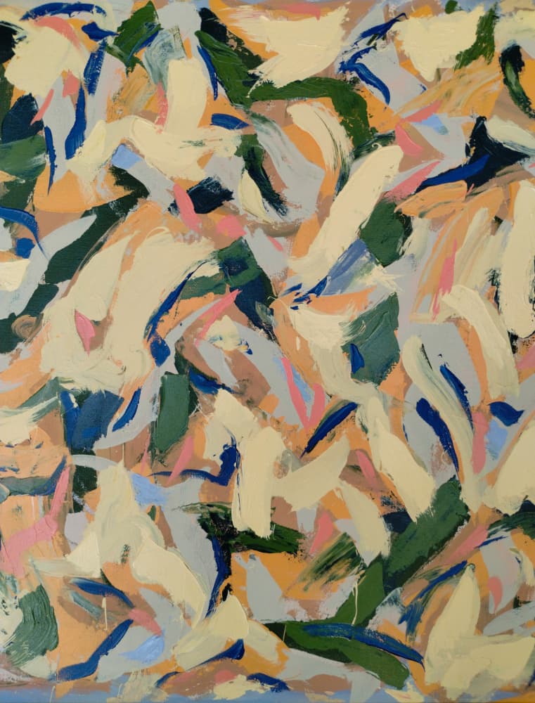 Colorful Abstract Movement by Michael Cross — canvas wall art