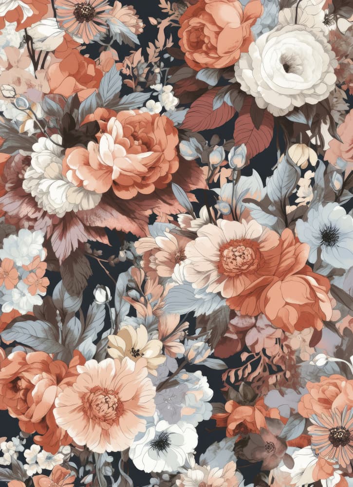 Blooming Symphony by Treechild — canvas wall art