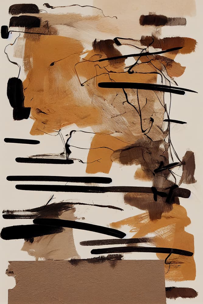 Earthy Strokes by Treechild — canvas wall art