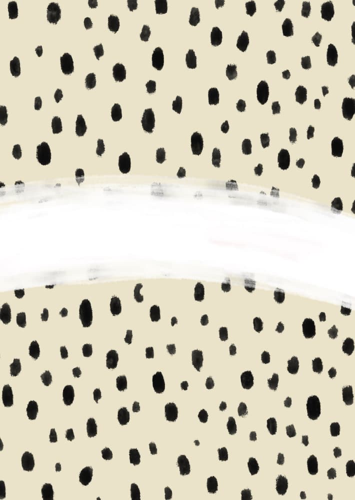 Organic Beige Dot Pattern