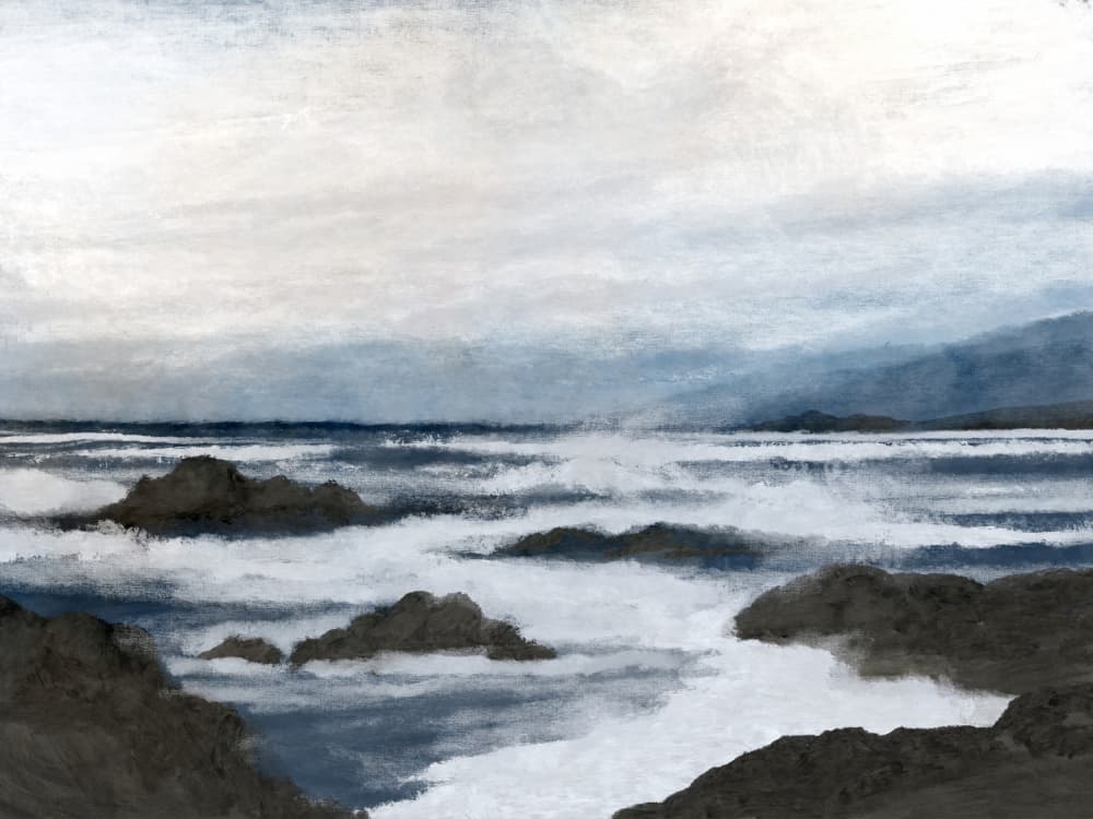 Côte by Dan Hobday — canvas wall art