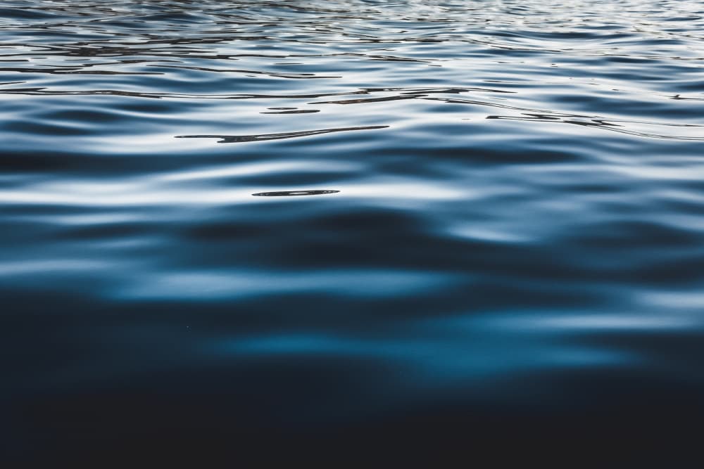 Deep Blue Ripples by Tim Mossholder — canvas wall art