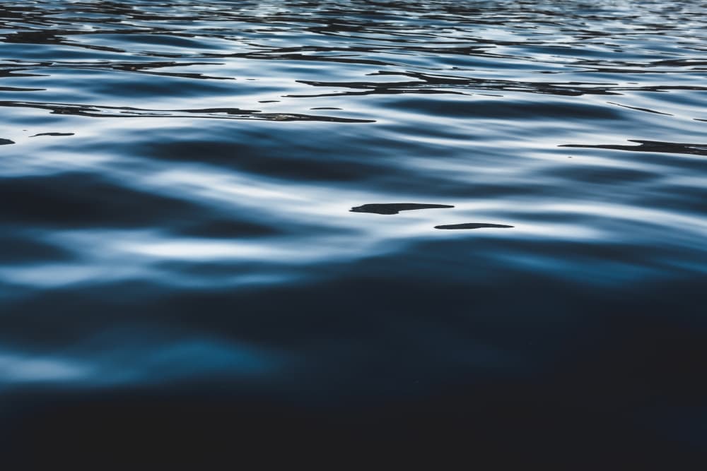 Dark Blue Ripples by Tim Mossholder — canvas wall art