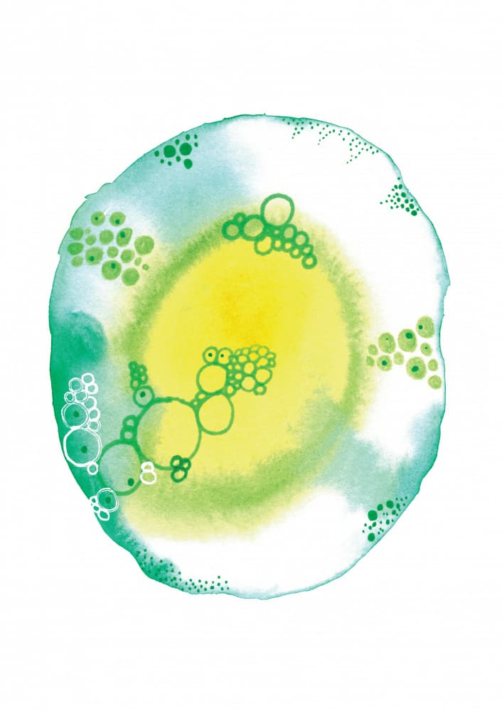 Organic Fluid Bubbles by Amy Louise Baker — canvas wall art