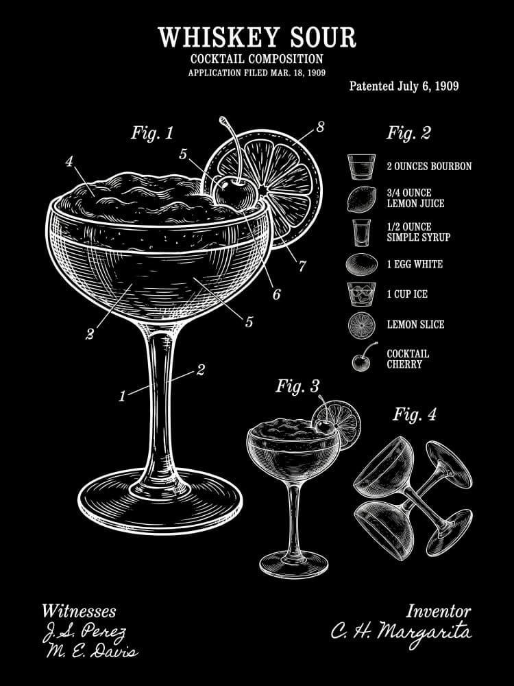 Whiskey Sour Composition