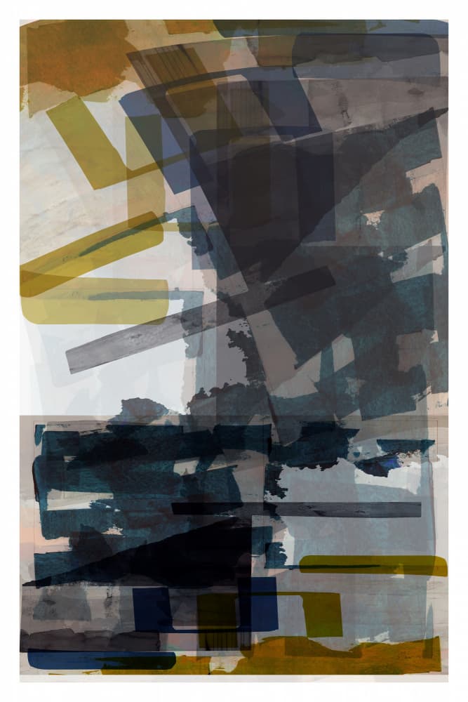 Dynamic Abstract Layers by cartissi — canvas wall art