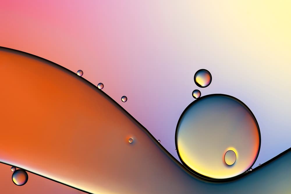 Colorful Liquid Spheres by Renee Doyle — canvas wall art