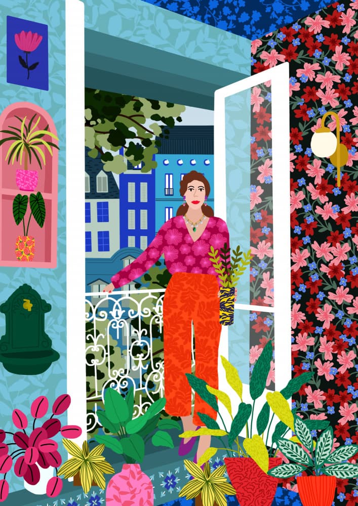 Decorating My Apartment by Rafaela Mascaro — canvas wall art