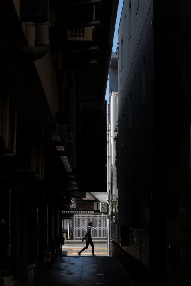 Dark Alley Light by Haruyo Sakamoto — canvas wall art