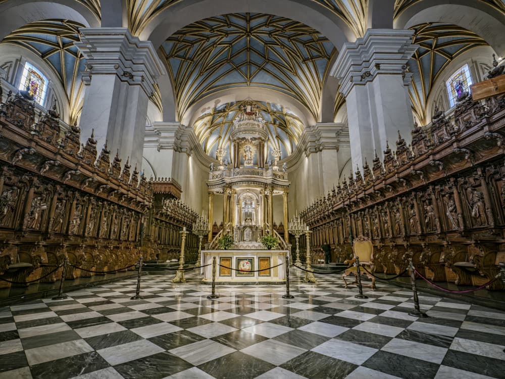 Ornate Church Interior by Fernando Abreu — canvas wall art