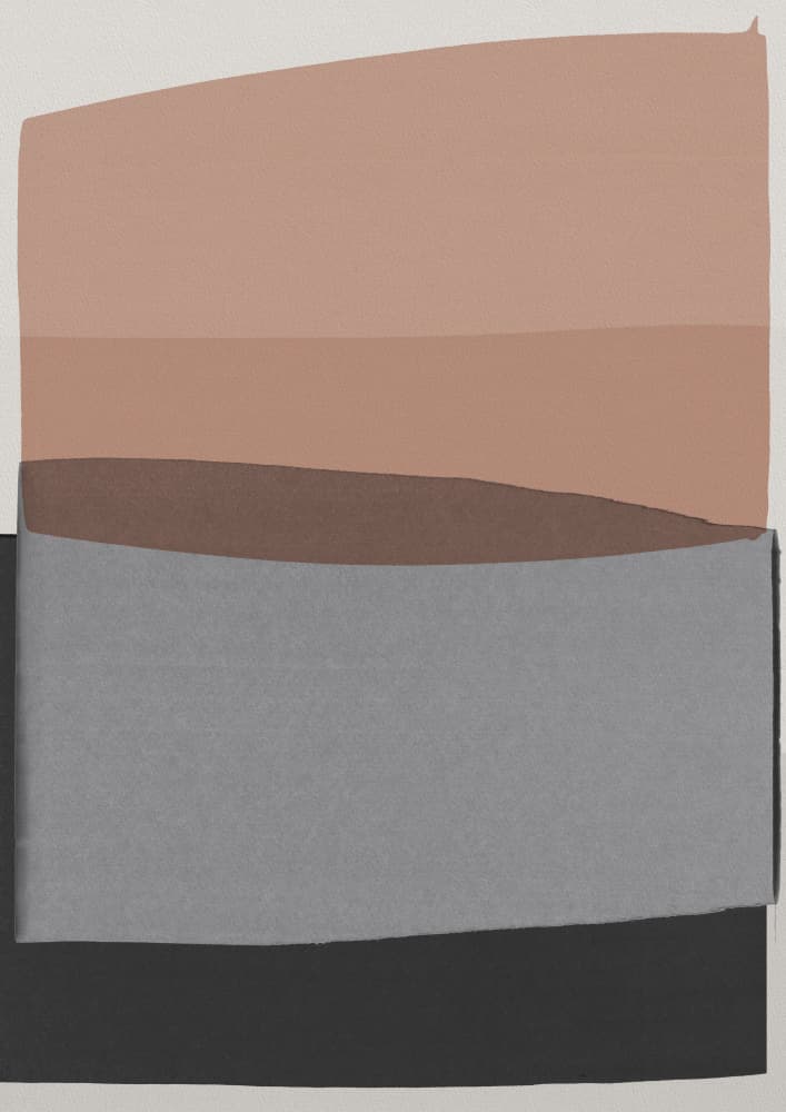 Layered Earth Tones by Orara Studio — canvas wall art