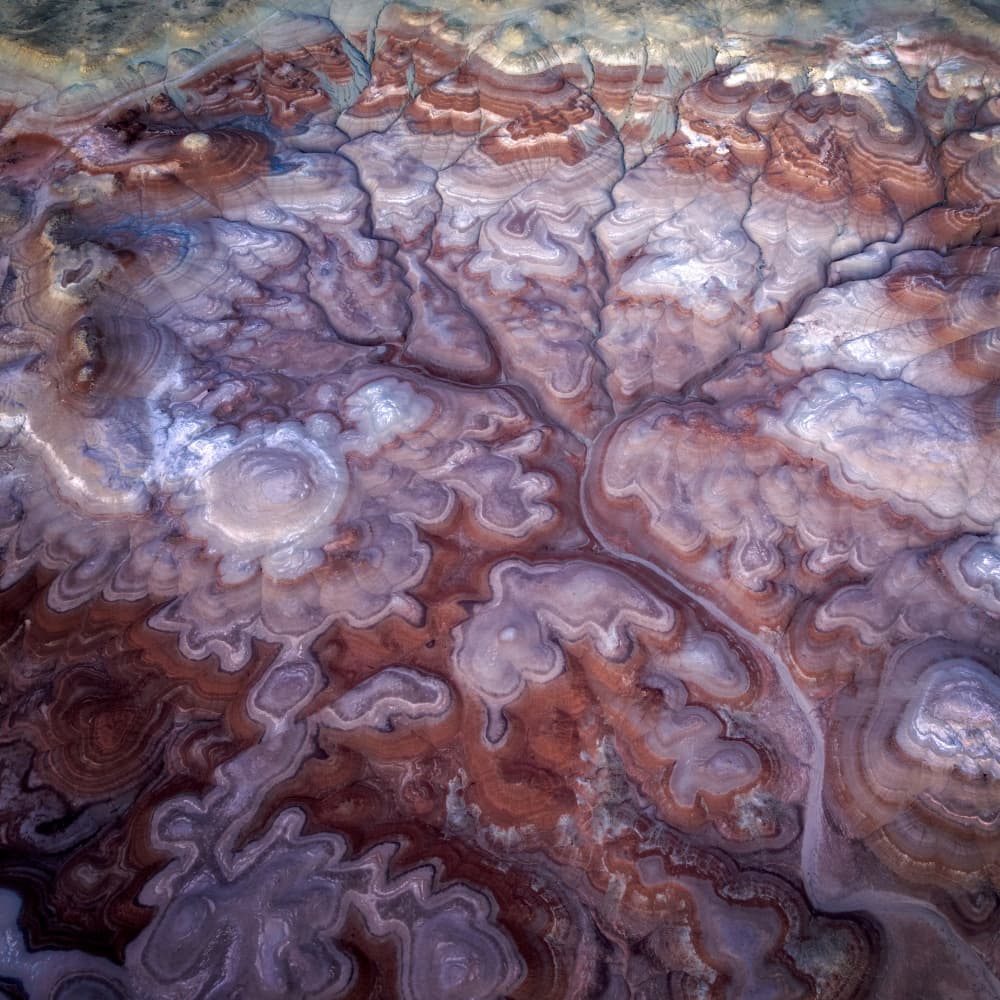 Abstract Earth Patterns by Benton Murphy — canvas wall art