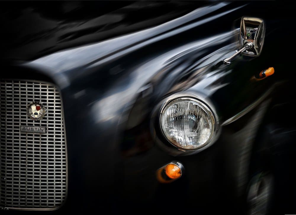 Elegant Classic Car by Raffaele Corte — canvas wall art