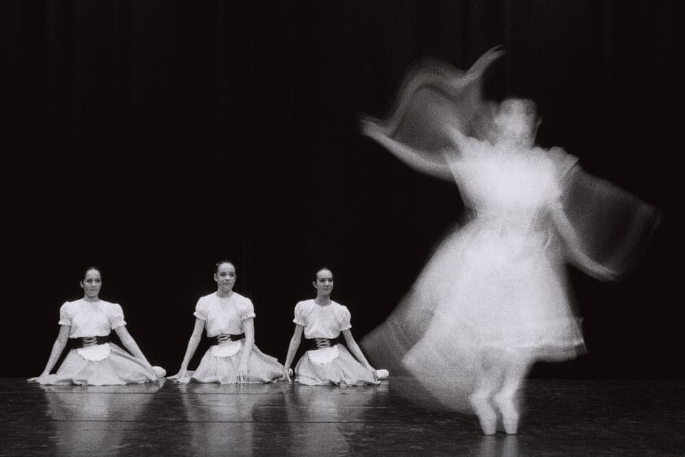 Ballet Dancers in Motion by Nuno Borges — canvas wall art
