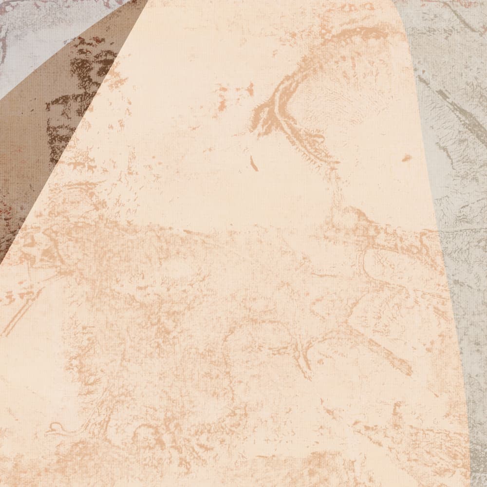 Beige Abstract Geometry by Dina Dankers — canvas wall art