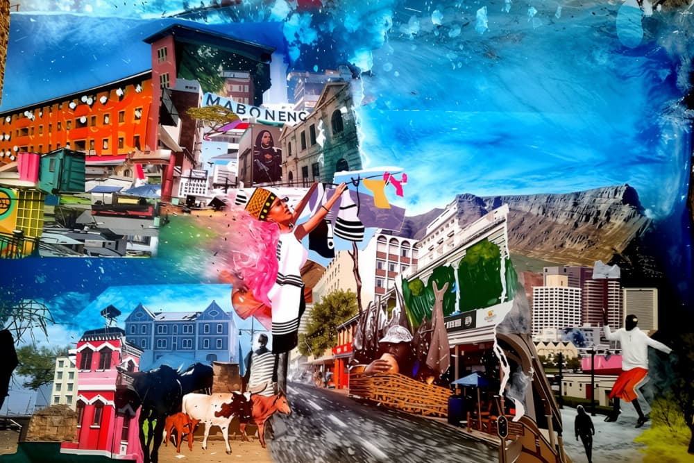 Kaap se dans by Nico Phooko — canvas wall art