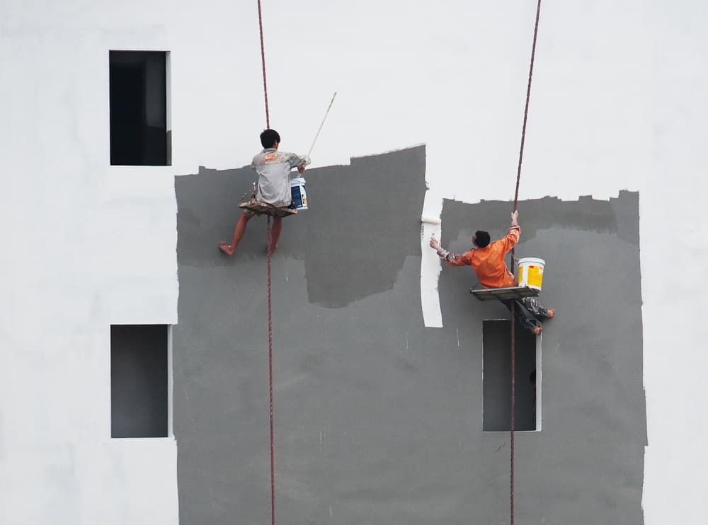 Painters At Work by Wayne Pearson — canvas wall art
