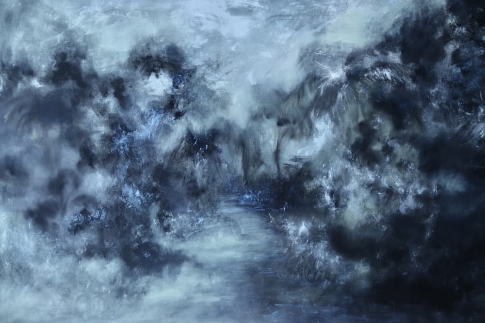 Mysterious Blue Grotto by JMF FINE ART — canvas wall art